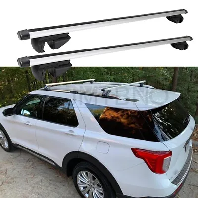 For 2011-2021 Ford Explorer 53  Roof Rack Cross Bar Luggage Cargo Carrier Rail • $139.69