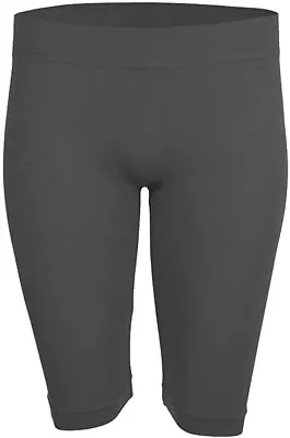 MOPAS Charcoal Clothes Effect Biker Knee Length Shorts Spandex Yoga Leggings • $11.45