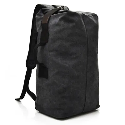 Men Canvas Backpack Shoulder Bag Sports Travel Duffle Military Handbag Luggage  • $20.90