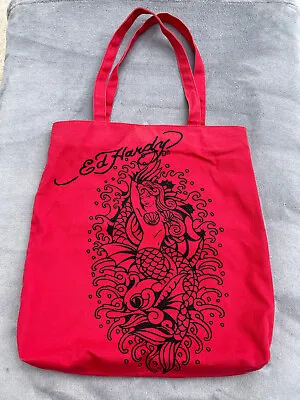 Ed Hardy Red MERMAID  Beach Bag FabricTote • $24.99