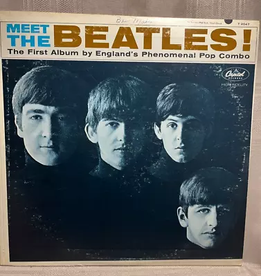 Meet The Beatles T 2047 Vinyl Lp Record Vintage 1964 • $39