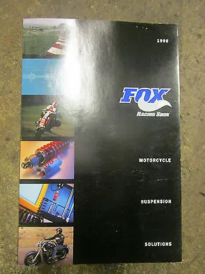 1998 Fox Factory Road Racing Shock Catalogue Vintage Classic • $24.89