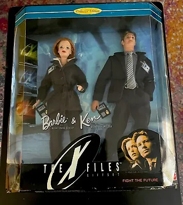 Barbie & Ken- The X Files Gift Set 1998 Collector Edition Series Scully& Mulder • $42