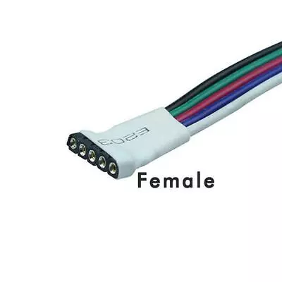 2Pin 4Pin LED Strip RGB Extension Cable Wire Adapter Clip Connector 8mm 10mm • £3.83