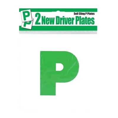£2.99 • Buy Self Cling P Plates 2 New Driver Plates
