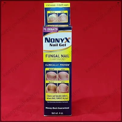 NonyX Nail Gel Treatment. 4oz  6 Month Supply SU Seller Fungal Nail Clarifying • $21.99