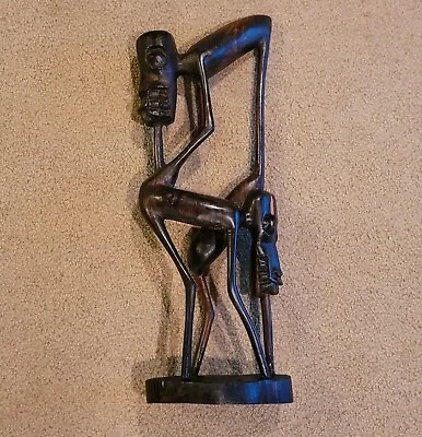 African Makonde Wood Sculpture * Directly From DAR ES SALAAM Tanzania ~ NICE! • $499.99