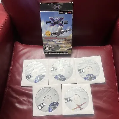 X-Plane 7 Flight Simulator PC 5- Cd-Rom Game Video Game Complete • $29.99