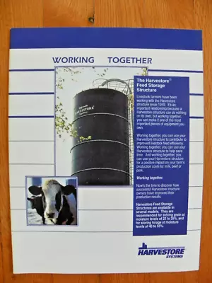 A O Smith Harvestore Systems Silos Brochure Literature Manual • $12.50