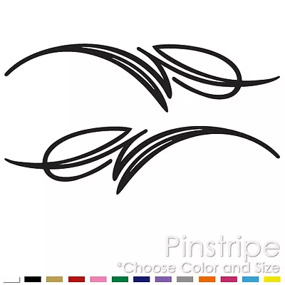 Pinstripe Set Chopper Bike Fender Tank Car Window Vinyl Decal Sticker (ps-10) • $7