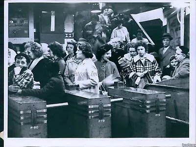 1961 Boston Mta Change Booths Mobbed By Token Buyers Mass Transit 7X9 Photo • $19.99