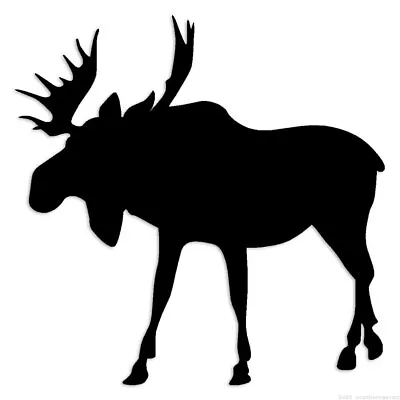 Moose - Decal Sticker - Multiple Colors & Sizes - Ebn6343 • $2.53