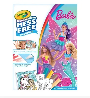 Crayola Colour Wonder Mess Free Barbie • £15