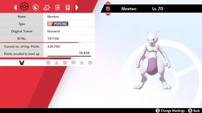 2019 Giovanni's Mewtwo Event Untouched | Pokemon Sword & Shield • $2.99