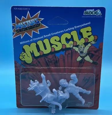 M.U.S.C.L.E. Masters Of The Universe Nerd Block Exclusive Variant 3 Pack NEW! • $9.95