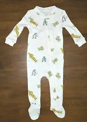 Pottery Barn Kids Star Wars One Piece Baby Sleeper Nursery Pajama 18-24 Mos NWOT • $19.99