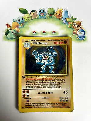 Machamp - 8/102 - 1st Edition - Base Set - Played - Pokemon • £4.49