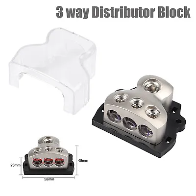 Distribution Block Car Audio Power Wire Splitter For Audio Amp Systems 0GA/4GA • $12.19