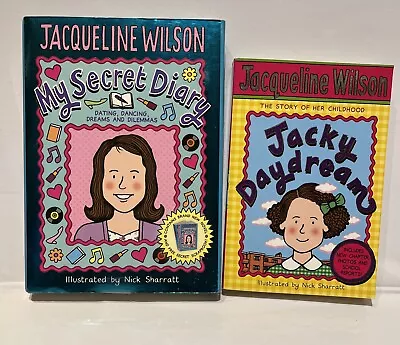 Jacqueline Wilson Book Bundle X 2 Signed Copies Secret Diary + Jacky Daydream • £11.50