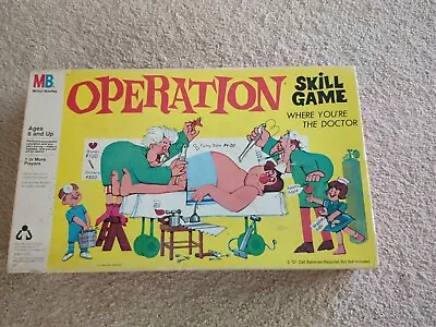 Vintage Milton Bradley 1965 Operation Not Tested Incomplete • $20