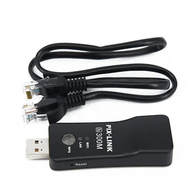 For Samsung Smart TV WiFi Wireless LAN Adapter USB Dongle RJ-45 Ethernet Cable • £10.79