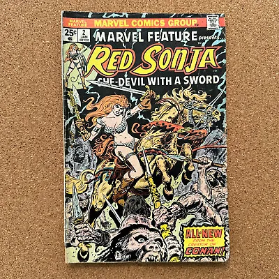 MARVEL FEATURE Presents RED SONJA #2 Vol. 2 SHE-DEVIL WITH A SWORD Conan READER • $5