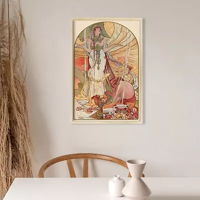 'Incantation (Salammbo)' | Alphonse Mucha Poster | Art Nouveau Classic Artwork • $9.99