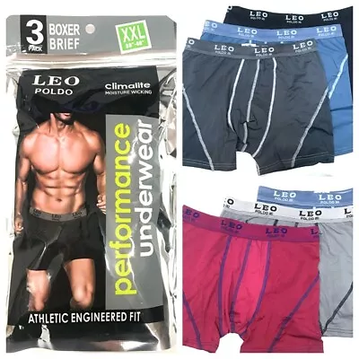 Lot Of Mens 3-Pack Climalite Performance Boxer Briefs Underwear Flex Waistband • $10.99