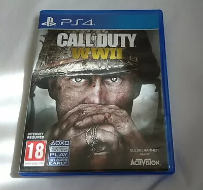 Call Of Duty WWII World War 2 For Sony PlayStation 4 - Video Game 2017 • £6