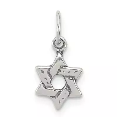 Sterling Silver Small Star Of David Charm 0.3 X 0.4 In • $5.96