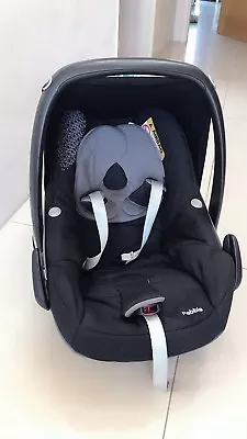 £48 • Buy Maxi Cosi Pebble Car Seat,rain Cover, Foot Muff, Plus Chicco Marsupio Go Carrier