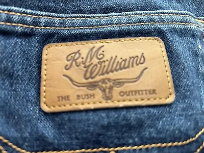 RM Williams Womens Blue Jeans Straight Leg Size 10 • $35