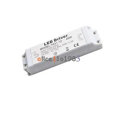 Brand New 40W LED Driver Transformer DC 12V 3.3A For MR16 / MR11 Other 12V LEDs • $10.08