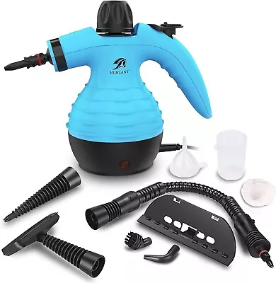 Multifunction Portable Steamer Household Steam Cleaner 1050W W/Attachments Blue • $34.99