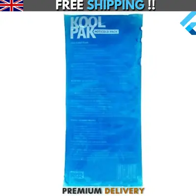 Koolpak Reusable Hot/Cold Sports Ice Gel Pack First Aid Sprain Pain Relief Large • £3.30