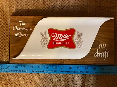 Vintage Miller High Life On Draft Beer Sign • $35