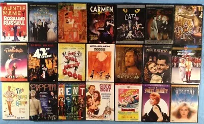 Musical & Broadway Movies On DVD. Combined Shipping • $4.99