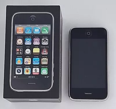 Apple 3rd Gen IPhone 3GS - 16GB - Black A1303 (GSM) MC131B/A Original Box #b • £17.95