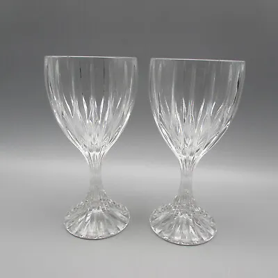 Mikasa Crystal Park Lane Water Goblets - Set Of Two • $17.99