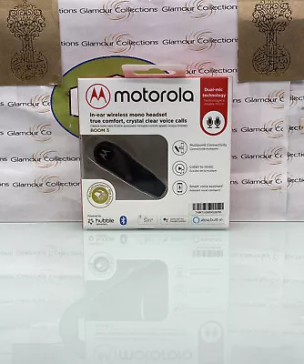 Motorola Boom 3 In Ear Wireless Mono Alexa Enabled Noise Cancelling Headset • $20.76