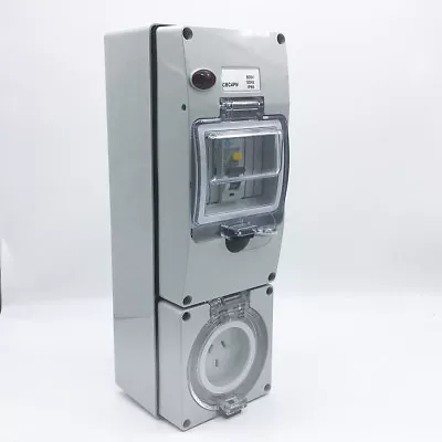 $118.53 • Buy 3 Pin 10A RCD Protected Combination Outlet 4 Pole IP66 Switchboard Caravan Ca...