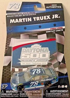 Martin Truex Jr. 2018 Daytona 500 60th #78 1/64 Nascar Authentics A/o Camry New! • $18.43