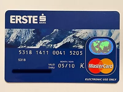 Erste Bank MasterCard Credit Card▪️Hungary▪️Expired In 2010 • $17.99