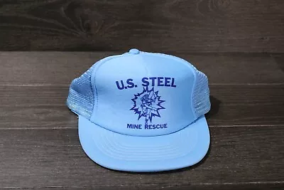 Vintage U.S. Steel Mine Rescue Truckers Mining Hat • $10