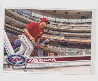 2017 Topps Series 1 Photo Variation Jose Berrios Ssp #8 • $70