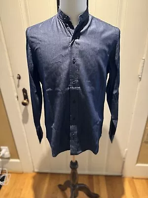 Brand New Men's  Armani Exchange  Denim Long Sleeve Button Down Shirt Size XS • $75