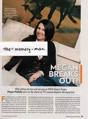 Megan Mullally Will & Grace 2006 Picture Article 3 Page Clipping Medifast Ad • $14.95