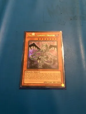 YUGIOH Ultra Rare Malefic Stardust Dragon JUMP-EN043 • $12.31