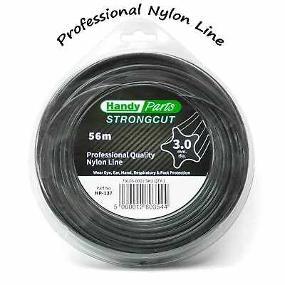 £13.95 • Buy Handy Parts StrongCut Strimmer Nylon 3mm X 56 Metres For Petrol Brushcutters