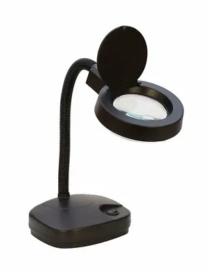 5X Magnifying Gooseneck Lamp 3-1/2  Lens Jewelry Inspection Adjustable Light • $40.15